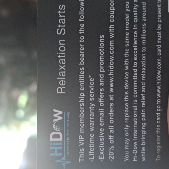 HiDow XPD12 pain and muscle relief - Picture 9 of 10